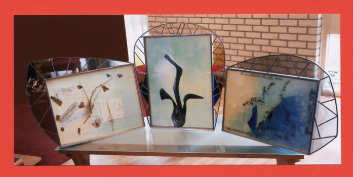 Glas-in-lood collages